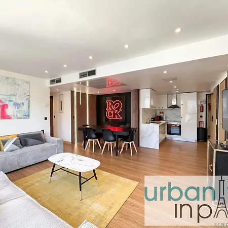 Urban Flat 128 - Art Rock 4bdr Flat Near Champs-elysees Appartamento