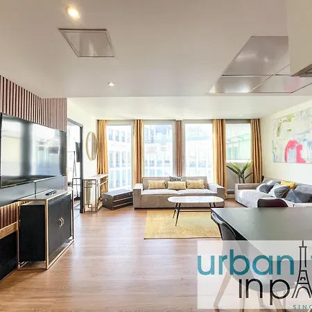 Urban Flat 128 - Art Rock 4bdr Flat Near Champs-elysees Appartamento Parigi