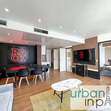 Urban Flat 128 - Art Rock 4bdr Flat Near Champs-elysees *