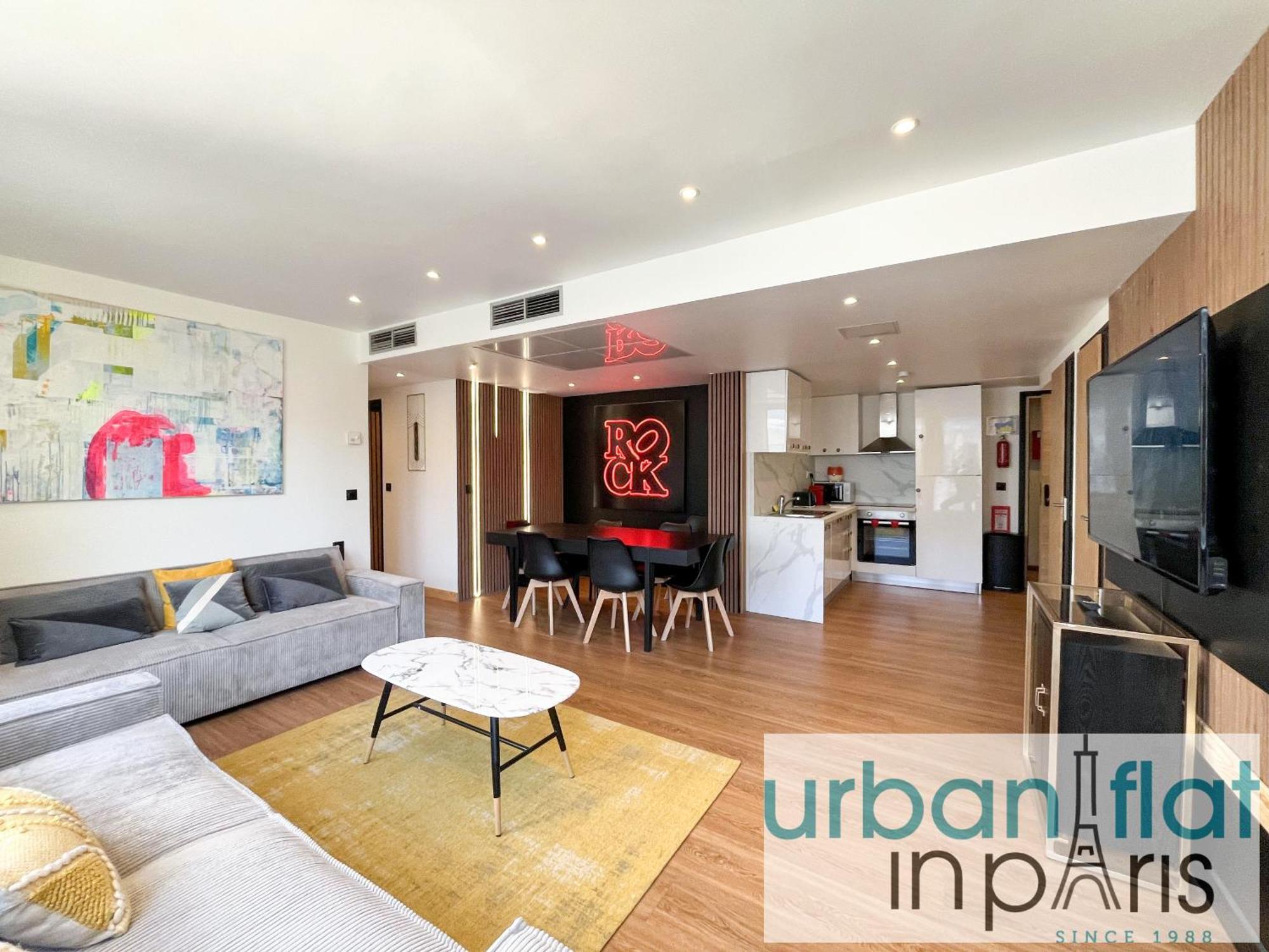 Urban Flat 128 - Art Rock 4bdr Flat Near Champs-elysees Appartamento