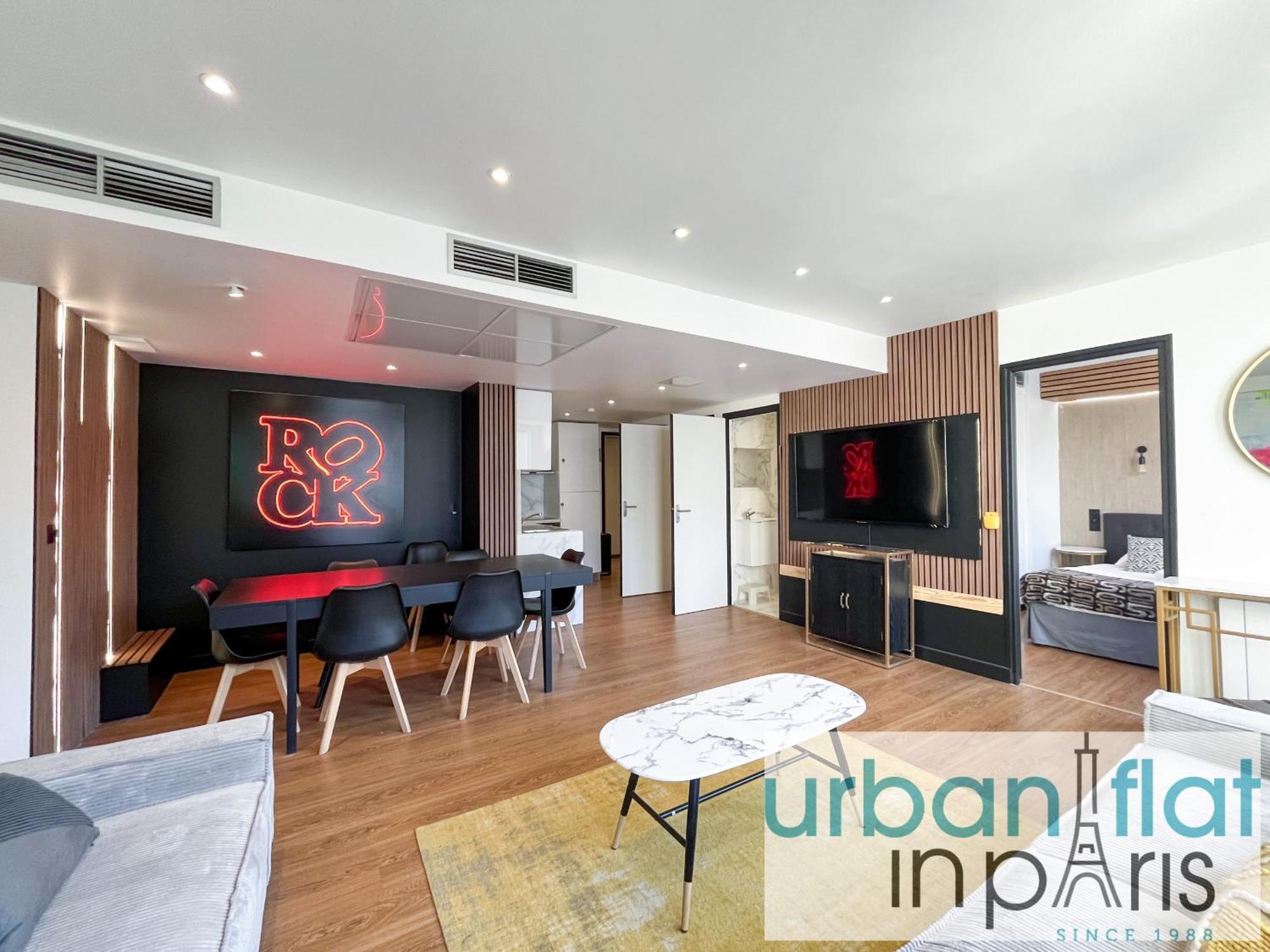Urban Flat 128 - Art Rock 4bdr Flat Near Champs-elysees *